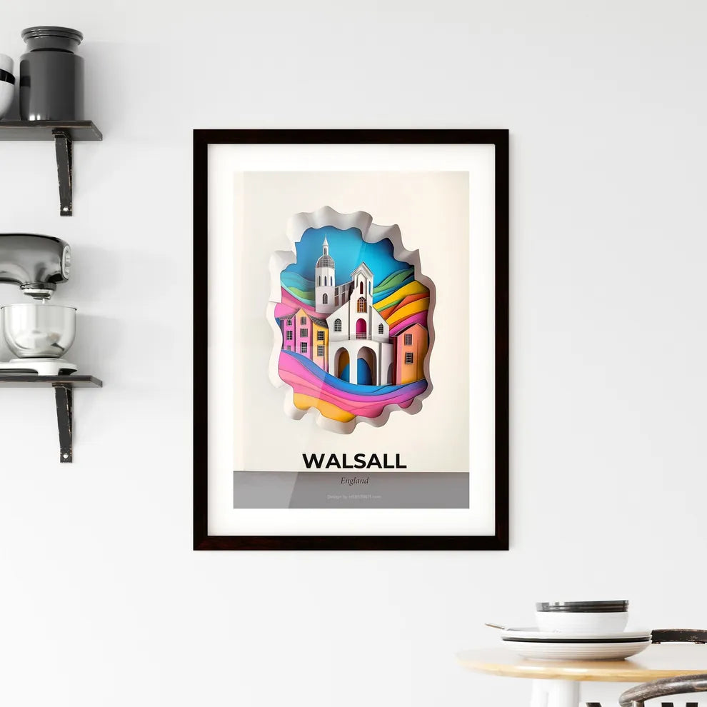 Vivid Walsall, England, Framed Wall Art