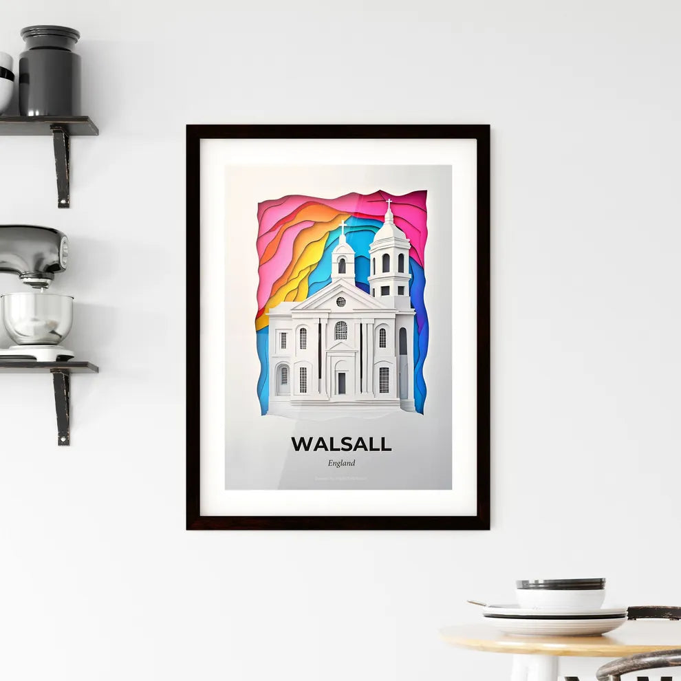 Vivid Walsall, England, Framed Wall Art