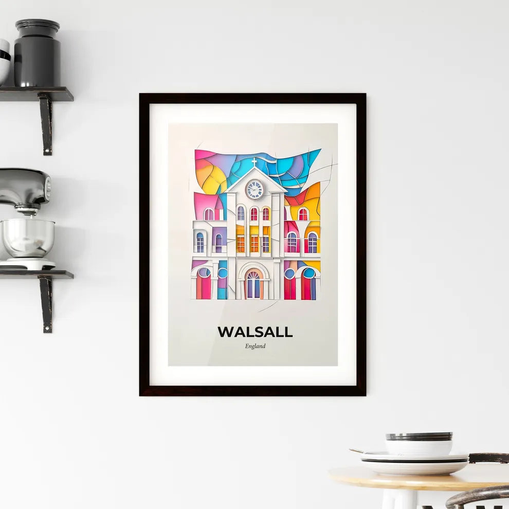 Vivid Walsall, England, Framed Wall Art