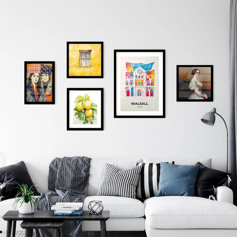 Vivid Walsall, England, Premium Framed Prints