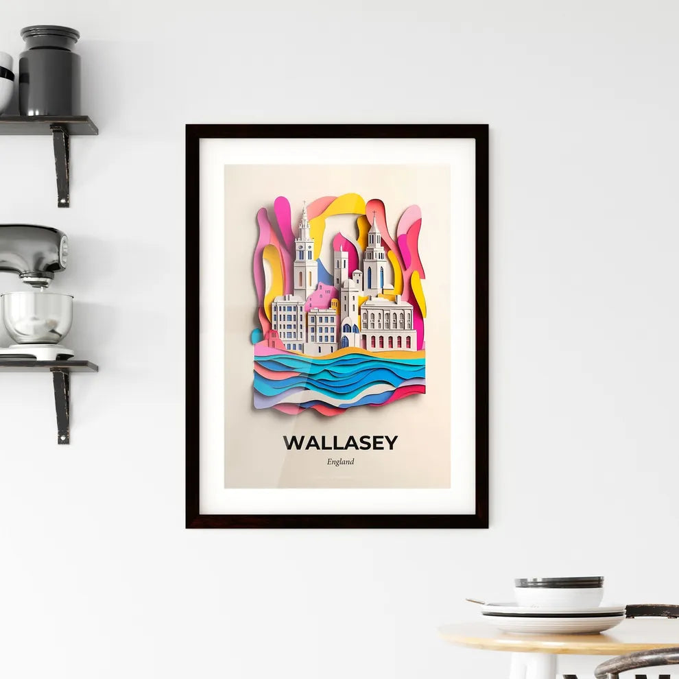 Vivid Wallasey, England, Framed Wall Art
