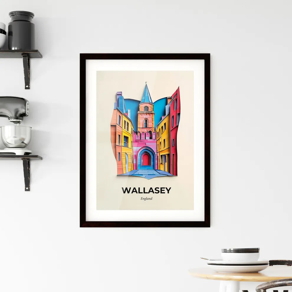 Vivid Wallasey, England, Framed Wall Art