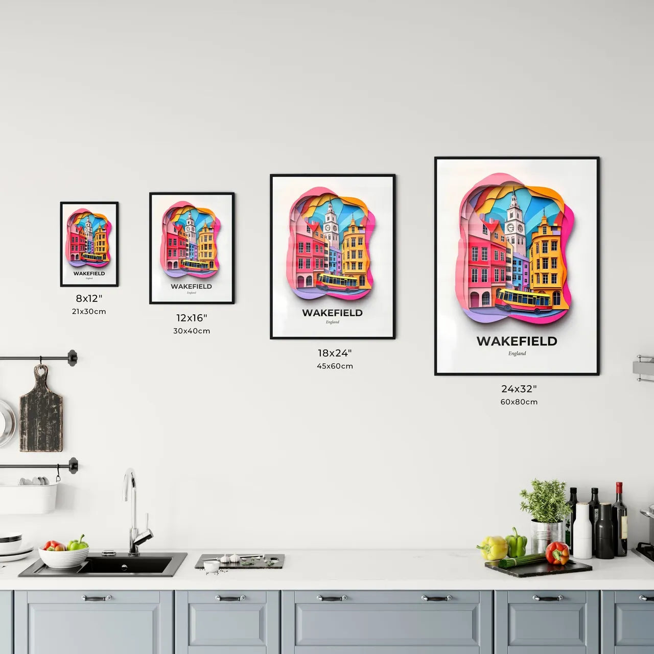 Vivid Wakefield, England, Kitchen Art