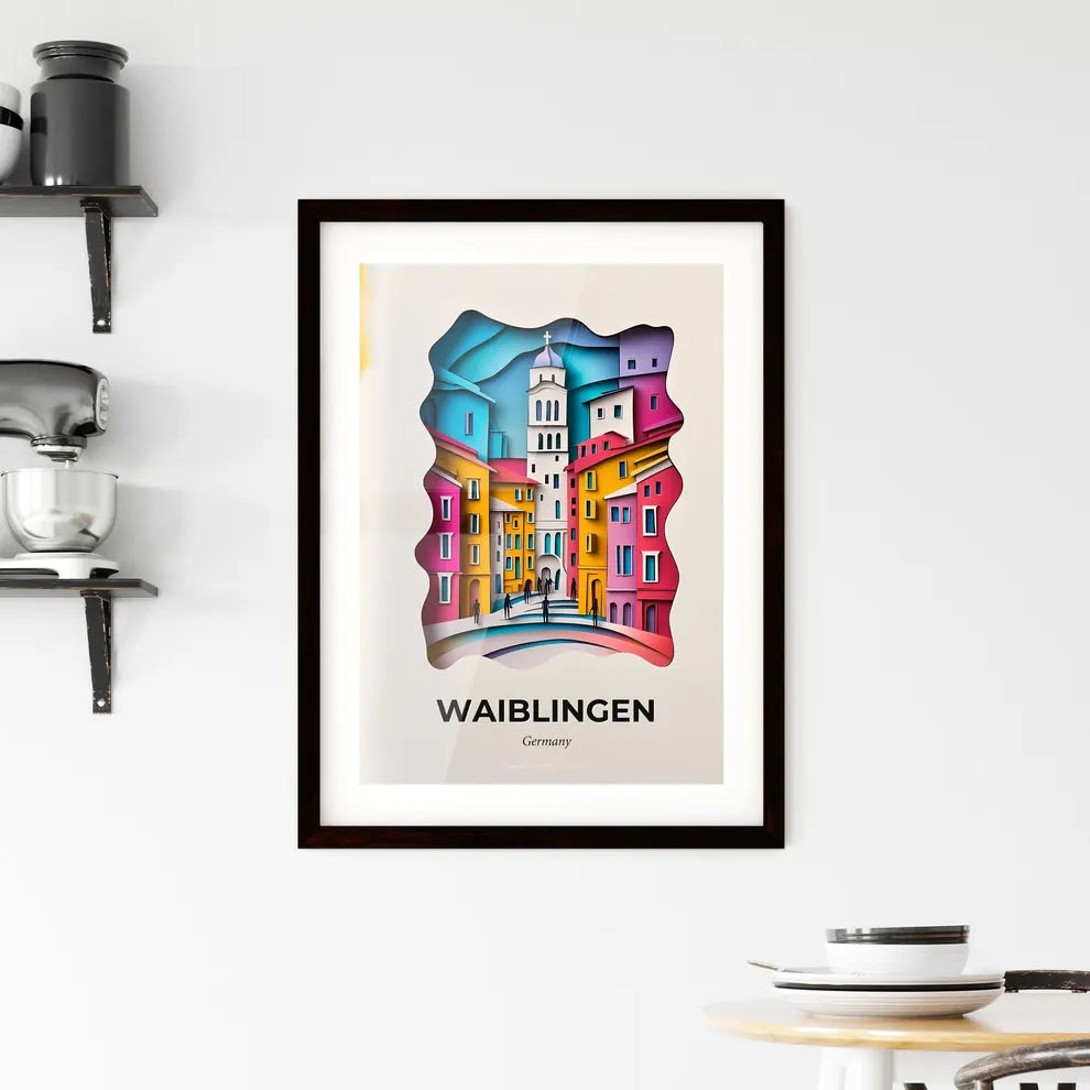 Vivid Waiblingen, Germany, Framed Wall Art