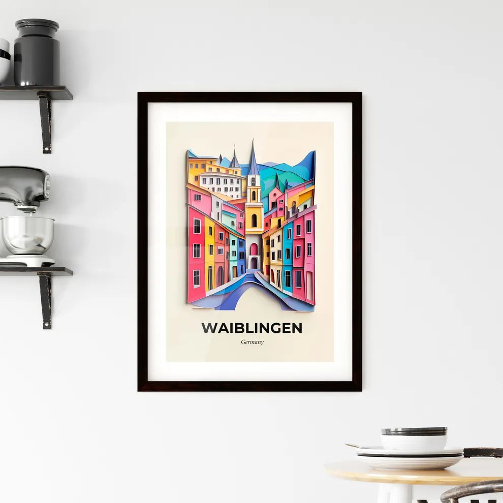 Vivid Waiblingen, Germany, Framed Wall Art
