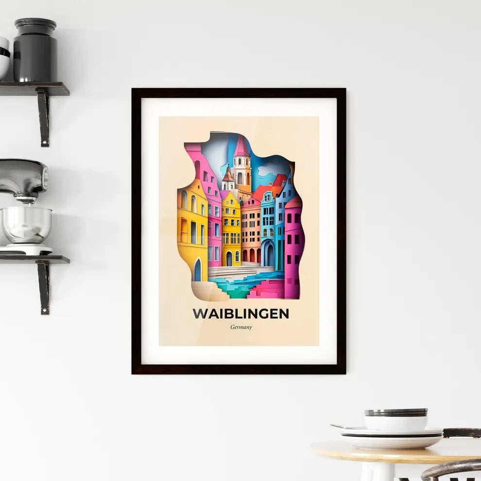 Vivid Waiblingen, Germany, Framed Wall Art