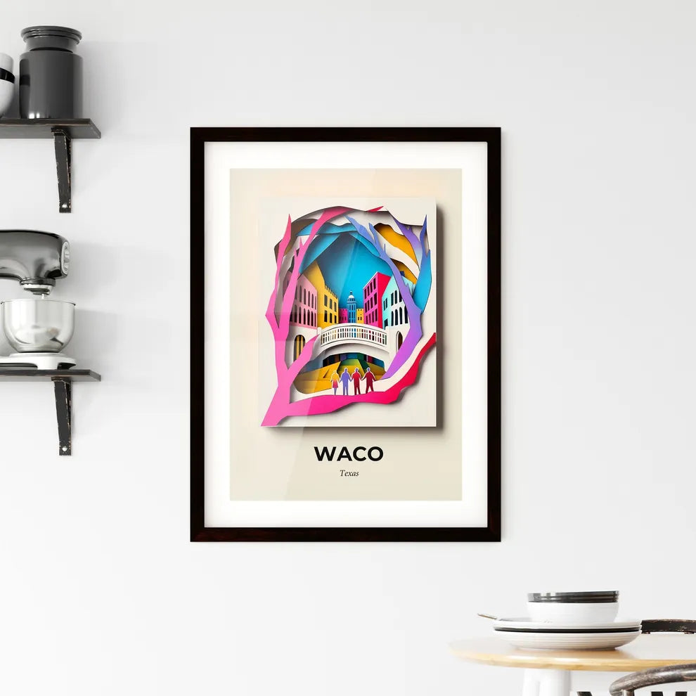 Vivid Waco, Texas, Framed Wall Art