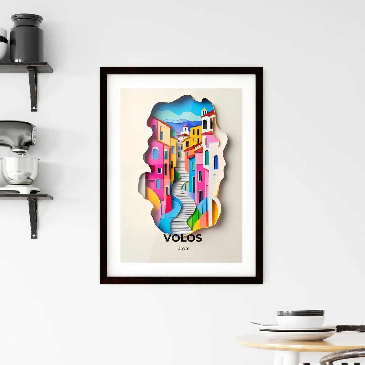 Vivid Volos, Greece, Framed Wall Art