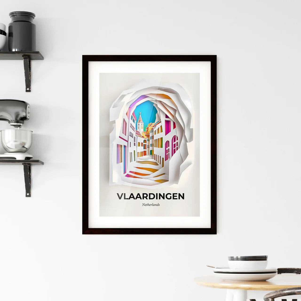 Vivid Vlaardingen, Netherlands, Framed Wall Art