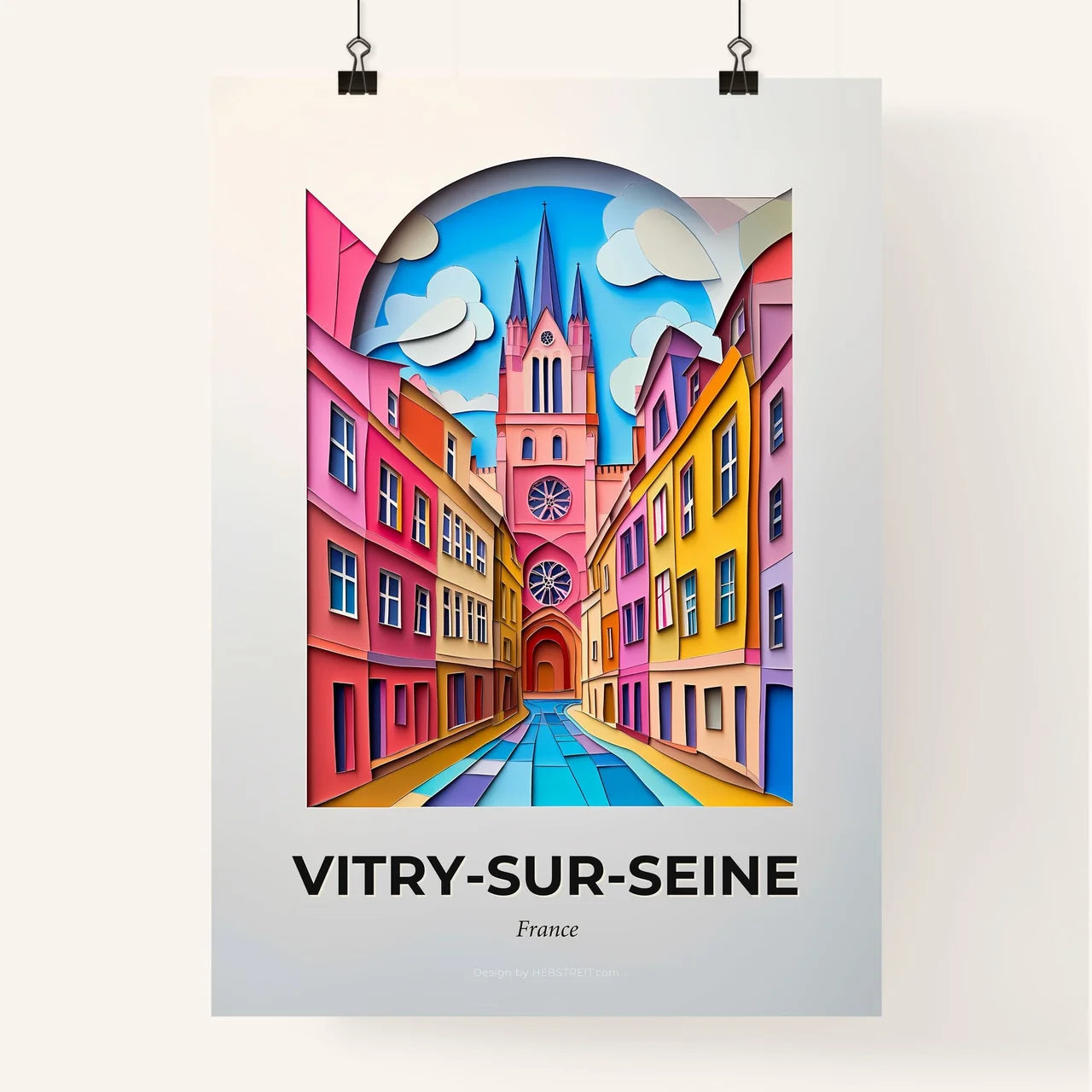 Vivid Vitr, Colorful Poster