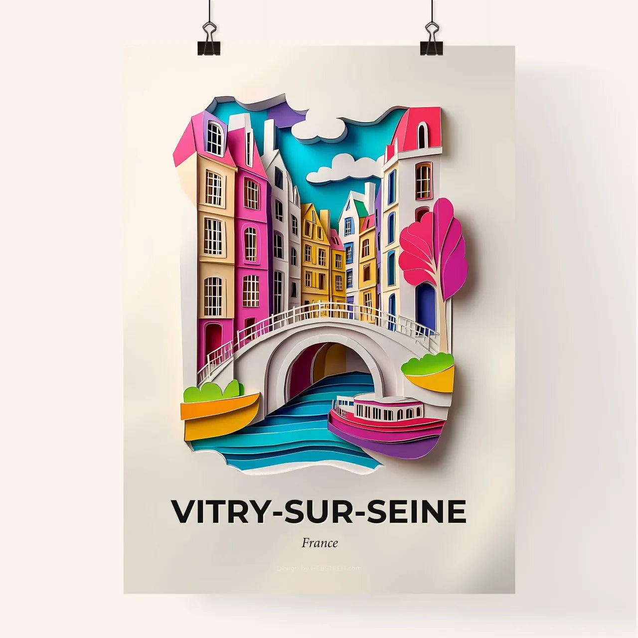 Vivid Vitr, Colorful Poster