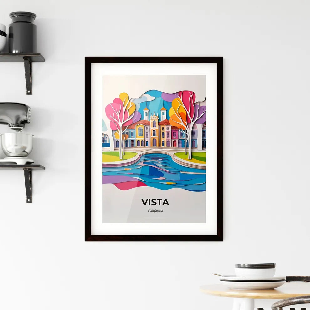 Vivid Vista, California, Framed Wall Art
