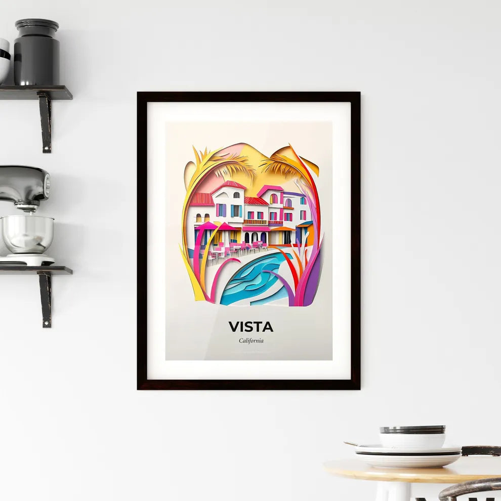 Vivid Vista, California, Framed Wall Art