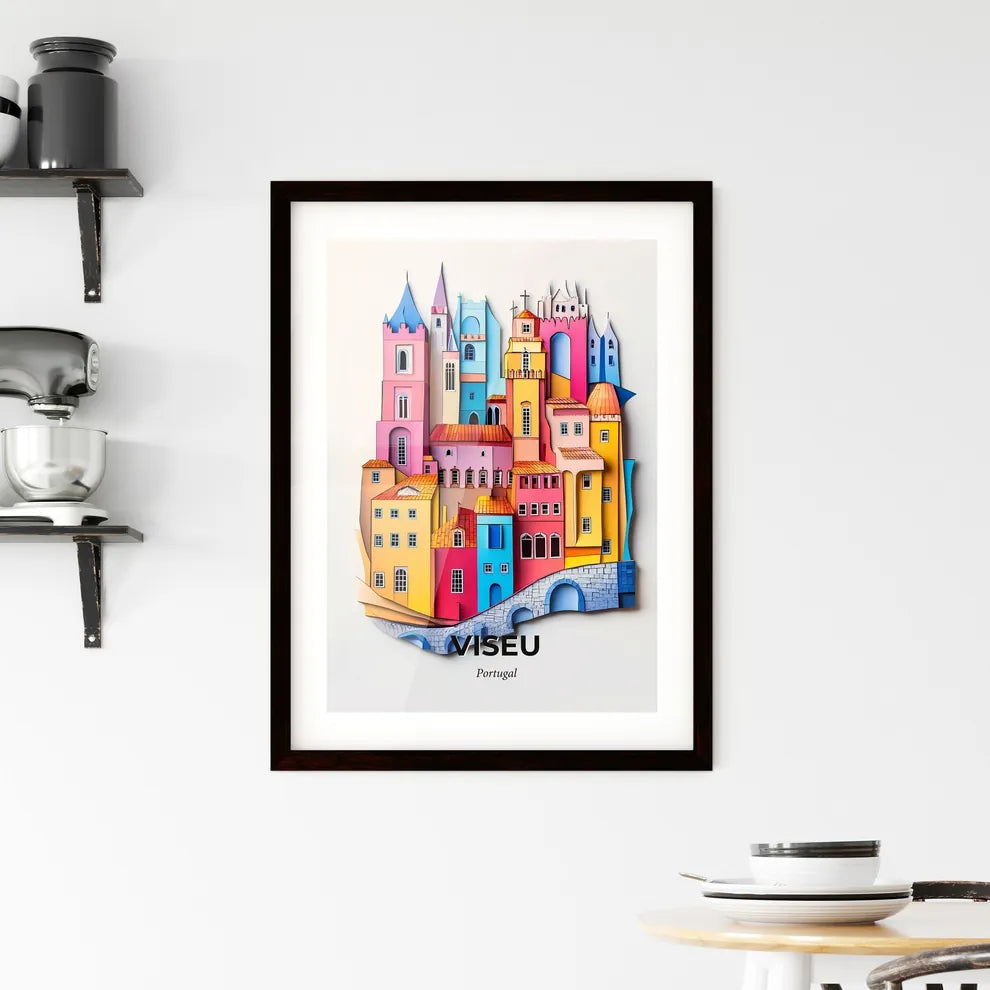 Vivid Viseu, Portugal, Framed Wall Art