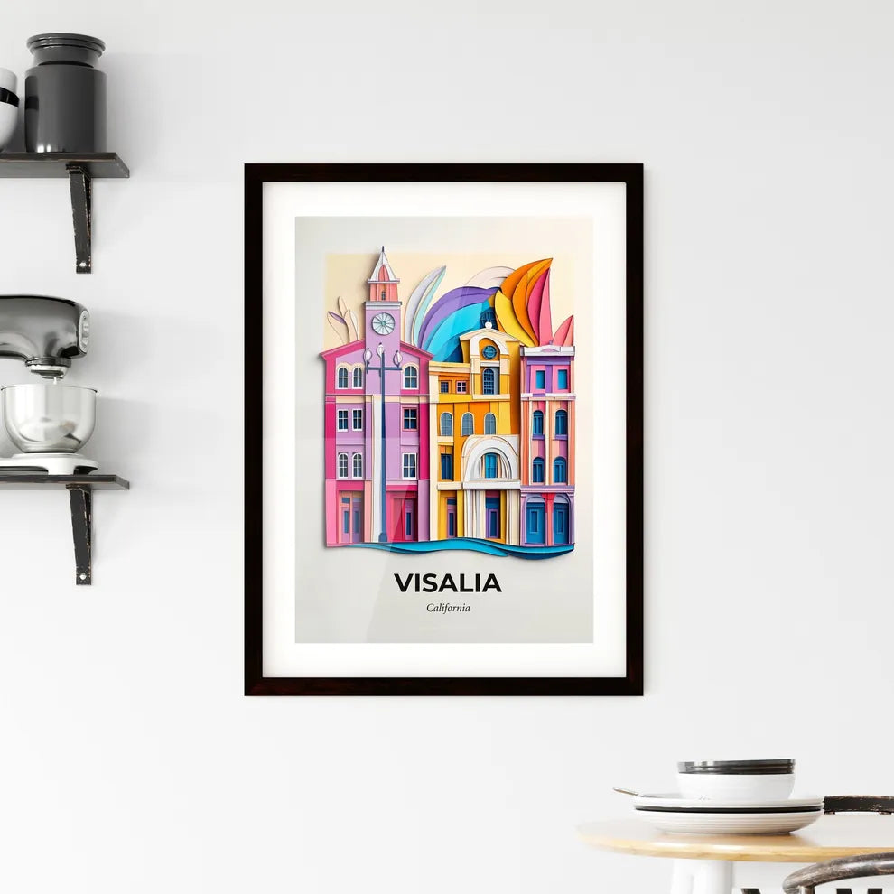 Vivid Visalia, California, Framed Wall Art