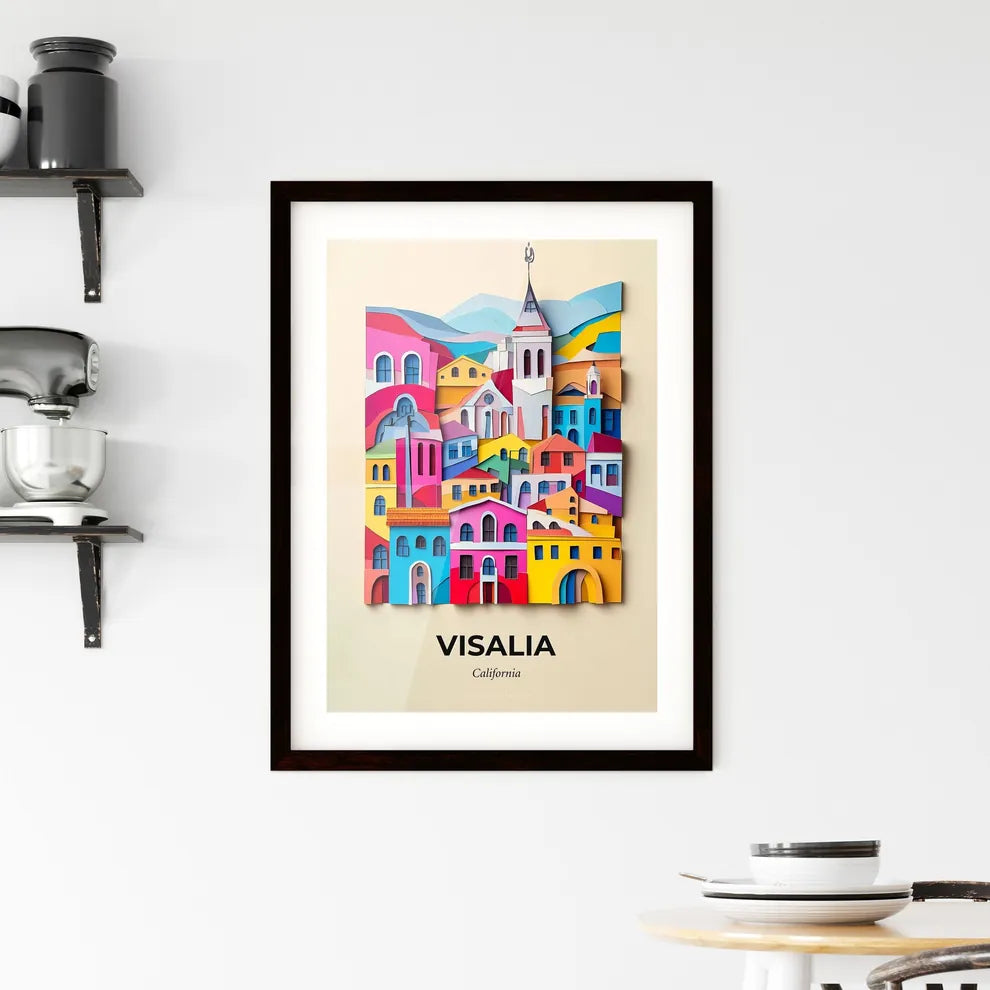 Vivid Visalia, California, Framed Wall Art