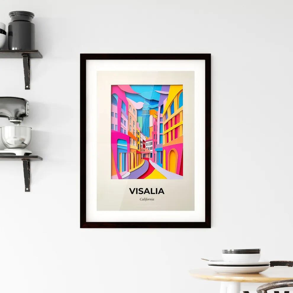 Vivid Visalia, California, Framed Wall Art