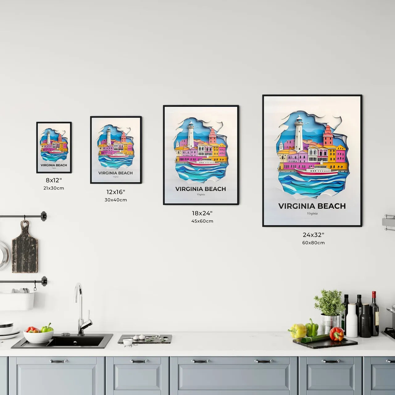 Vivid Virginia Beach, Virginia, Kitchen Art