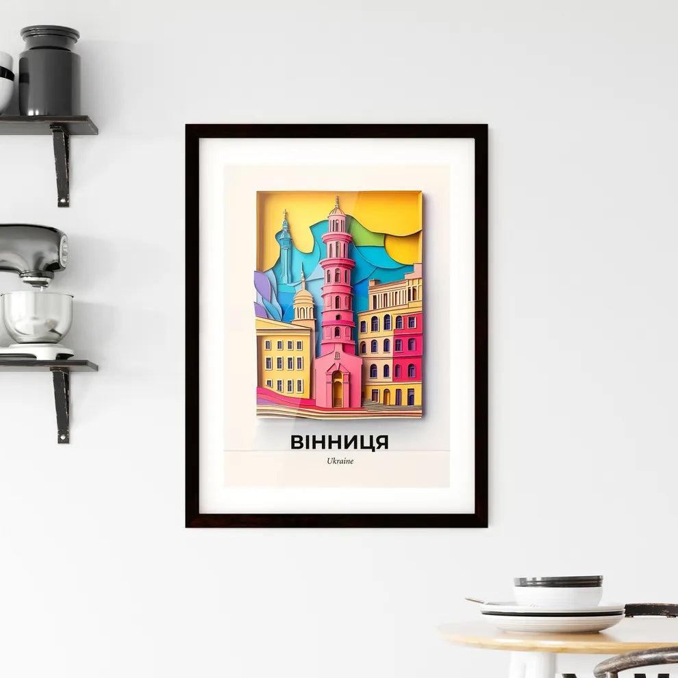 Vivid Vinnytsia, Ukraine, Framed Wall Art