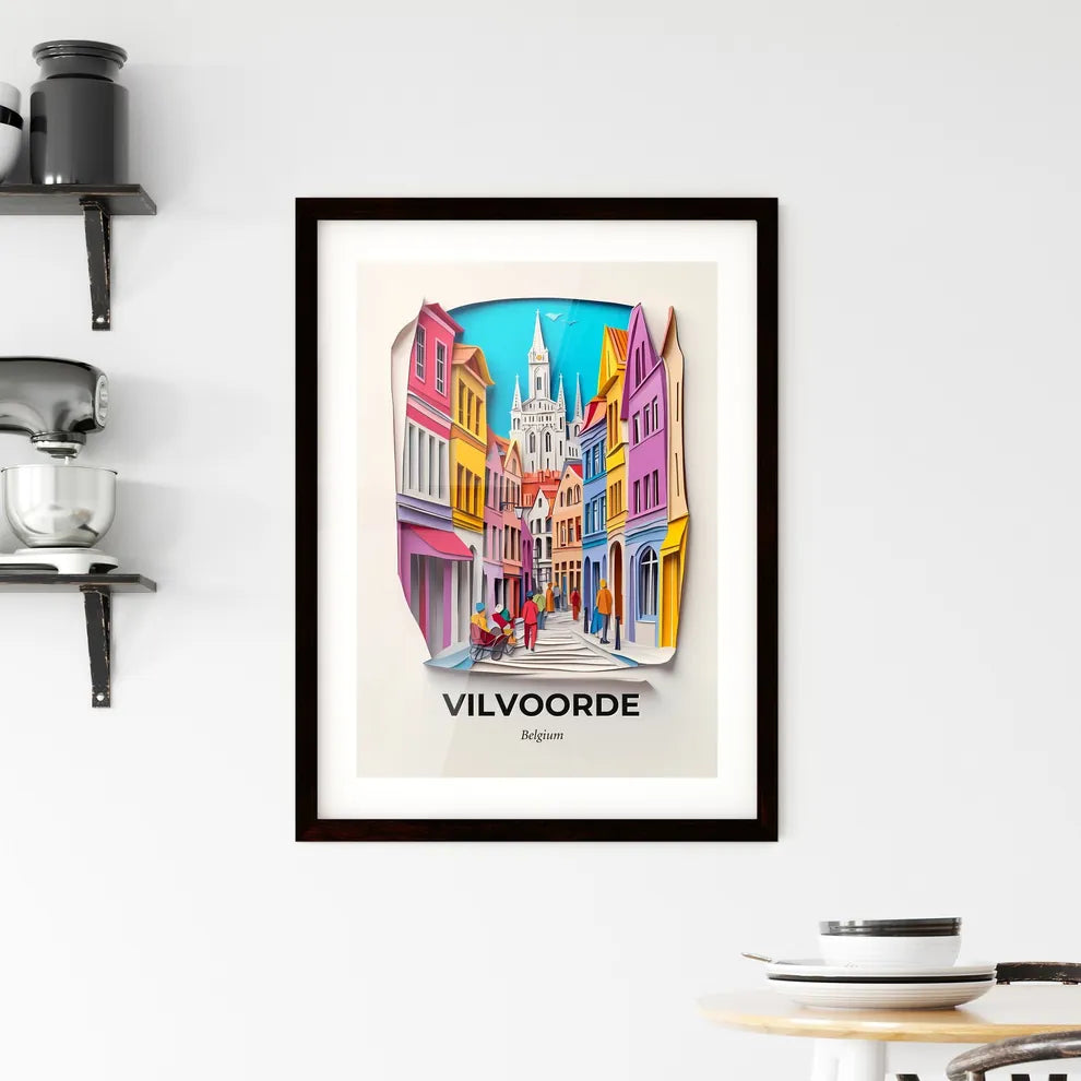 Vivid Vilvoorde , Belgium, Framed Wall Art