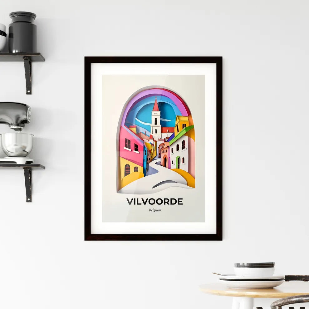 Vivid Vilvoorde , Belgium, Framed Wall Art