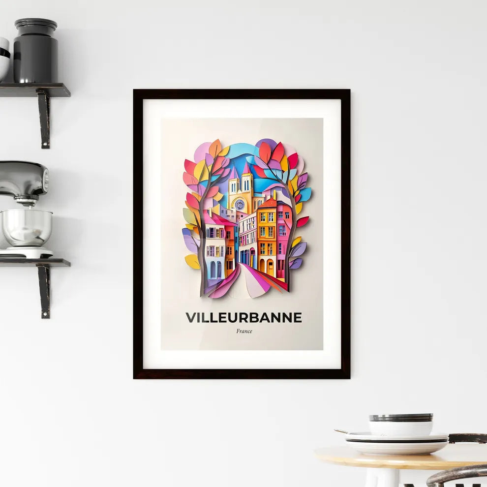 Vivid Villeurbanne, France, Framed Wall Art