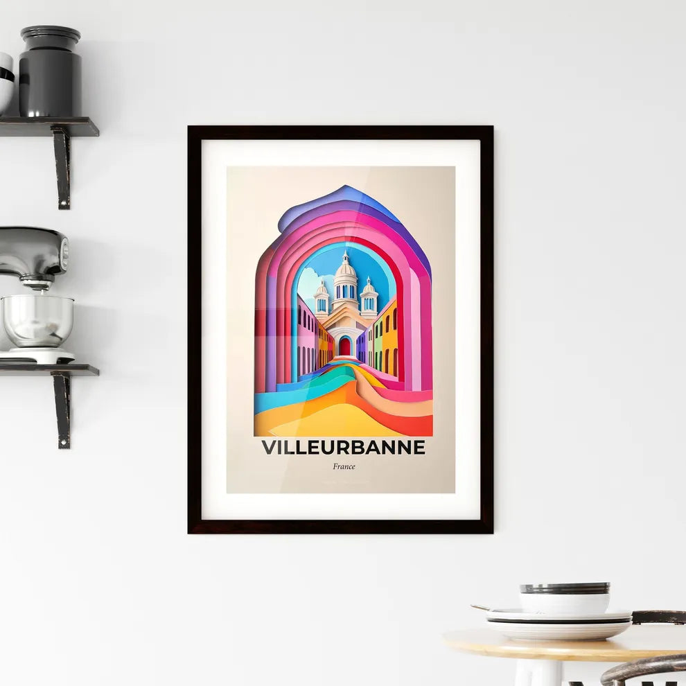 Vivid Villeurbanne, France, Framed Wall Art