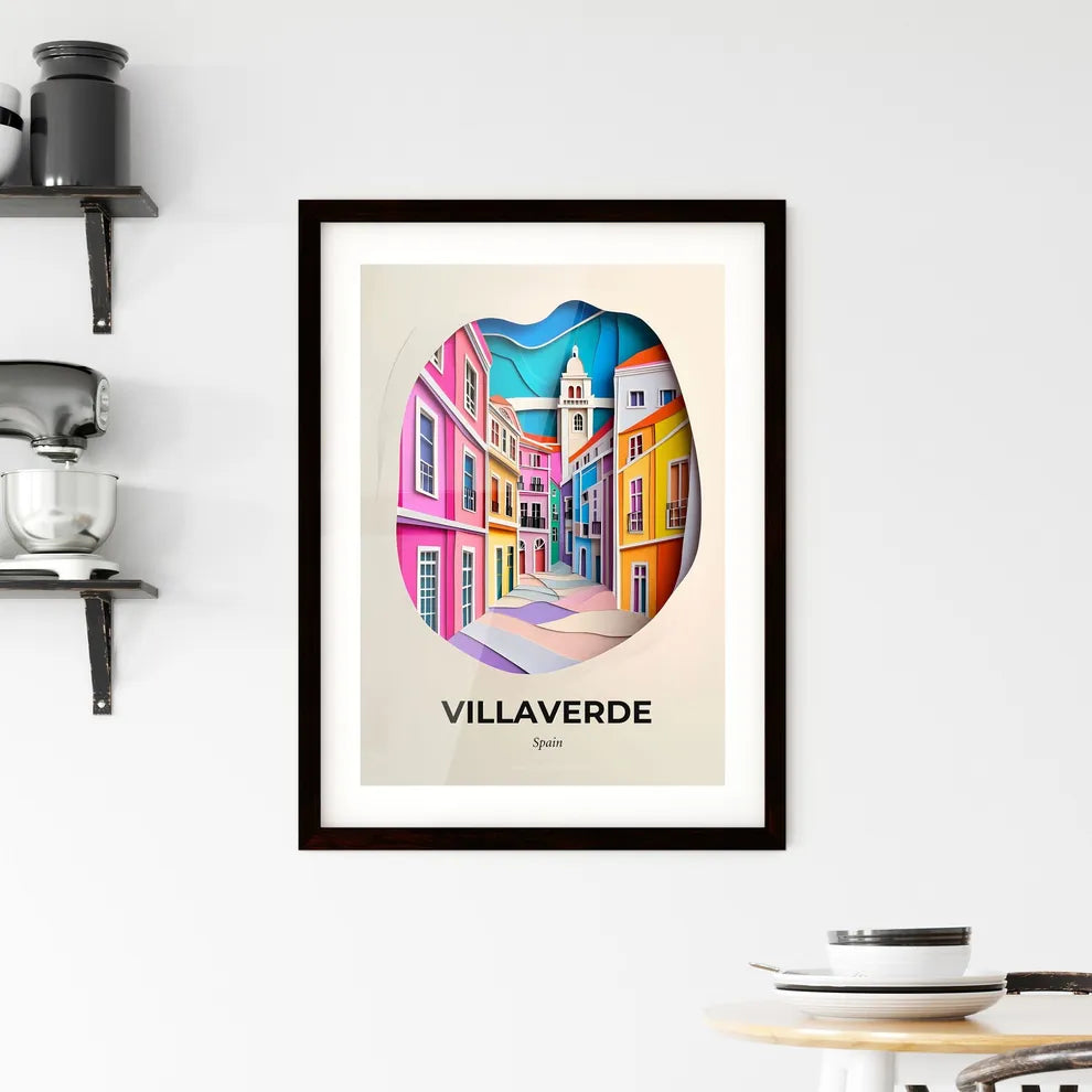 Vivid Villaverde, Spain, Framed Wall Art