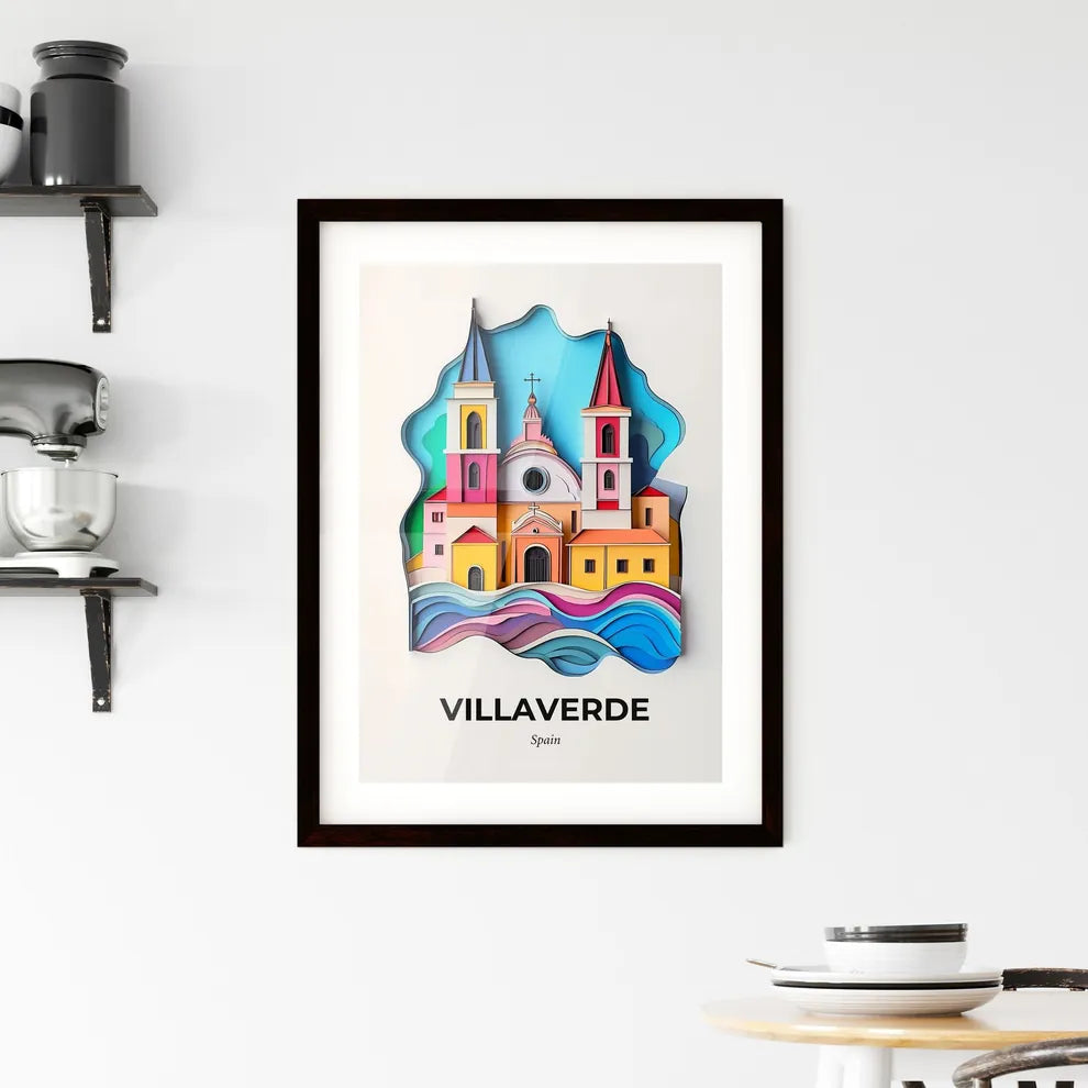 Vivid Villaverde, Spain, Framed Wall Art