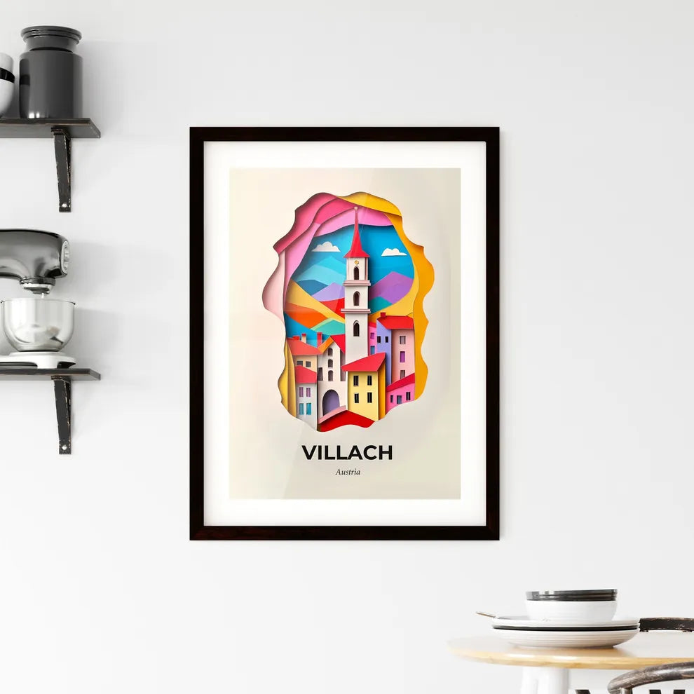 Vivid Villach, Austria, Framed Wall Art