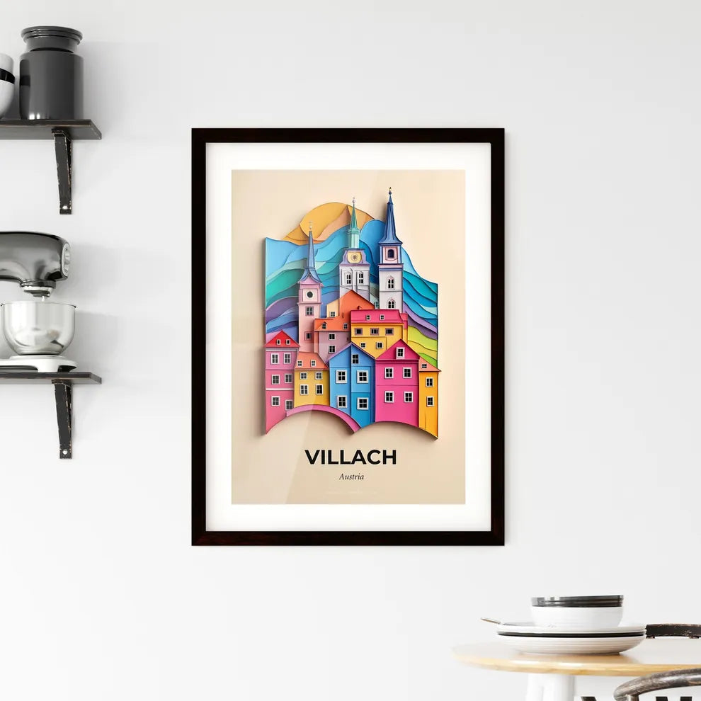 Vivid Villach, Austria, Framed Wall Art