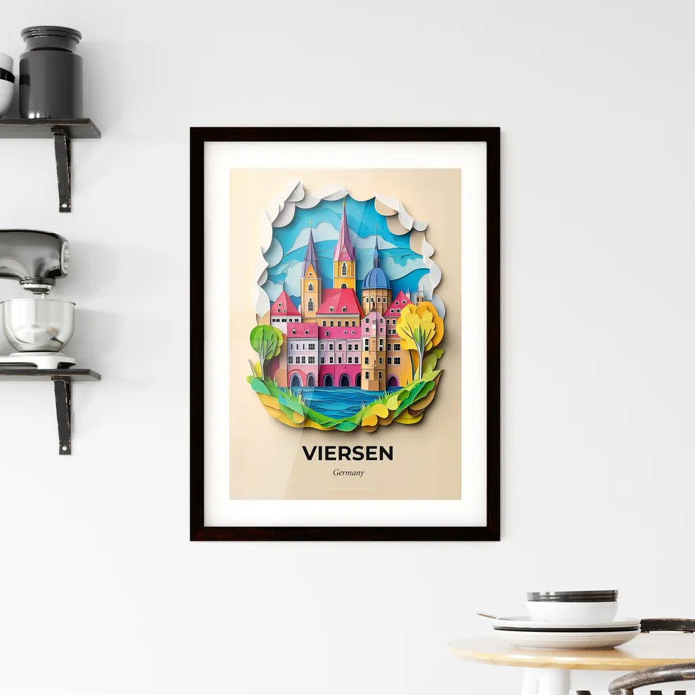 Vivid Viersen, Germany, Framed Wall Art