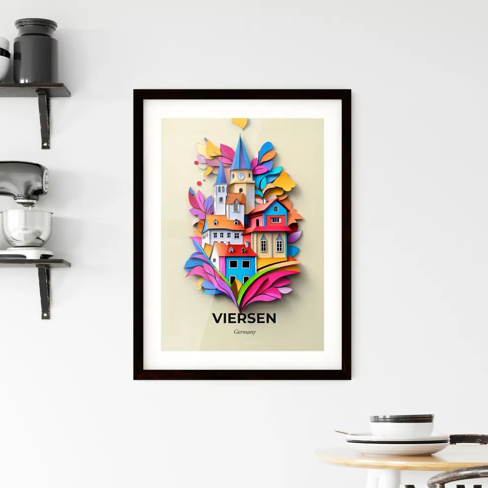 Vivid Viersen, Germany, Framed Wall Art