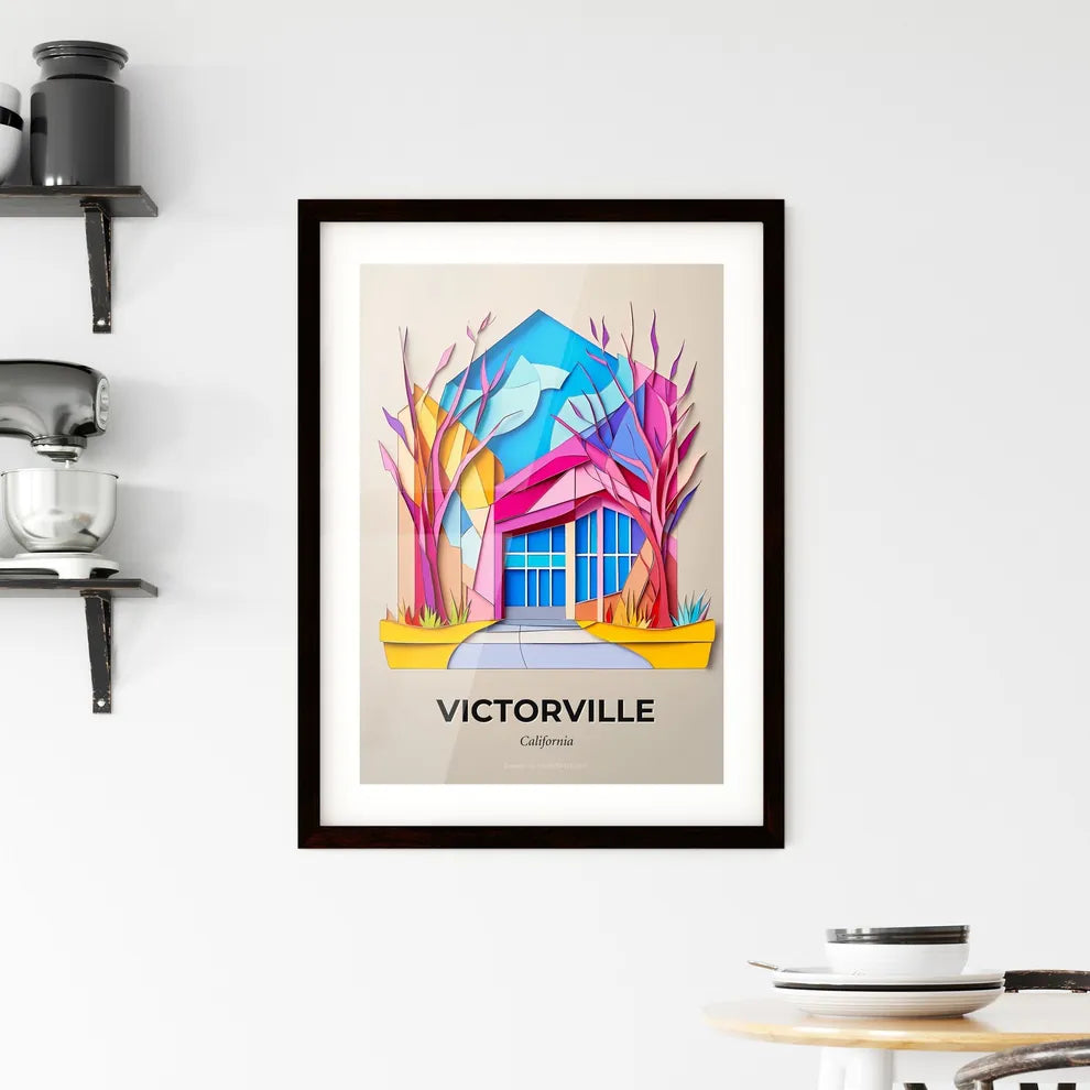 Vivid Victorville, California, Framed Wall Art