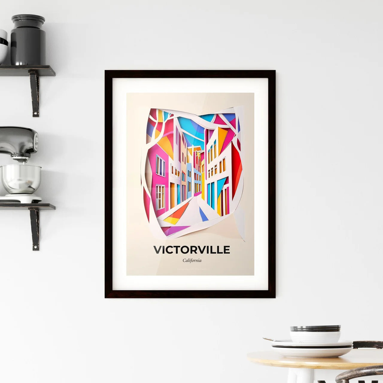 Vivid Victorville, California, Framed Wall Art