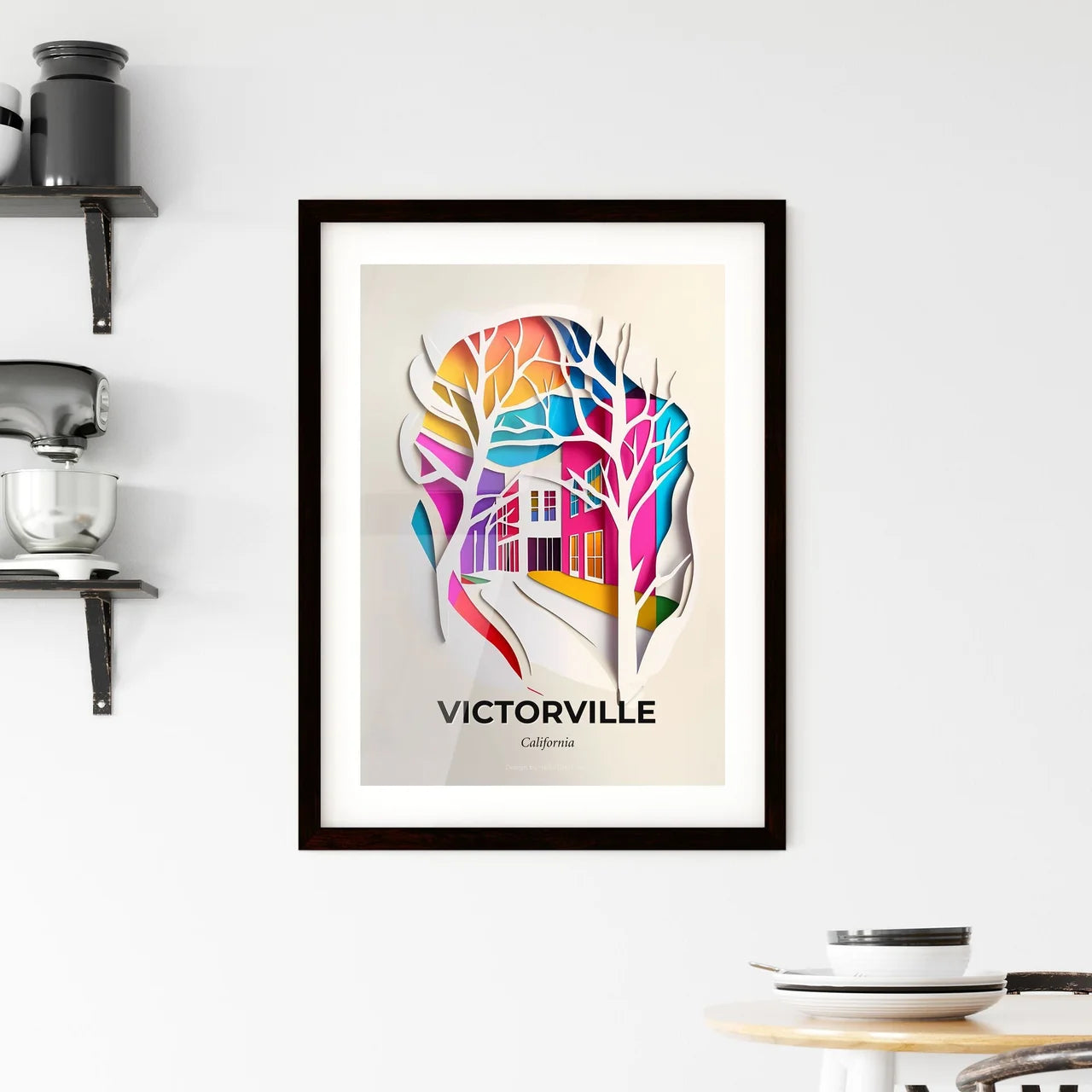 Vivid Victorville, California, Framed Wall Art