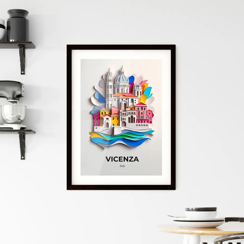 Vivid Vicenza, Italy, Framed Wall Art