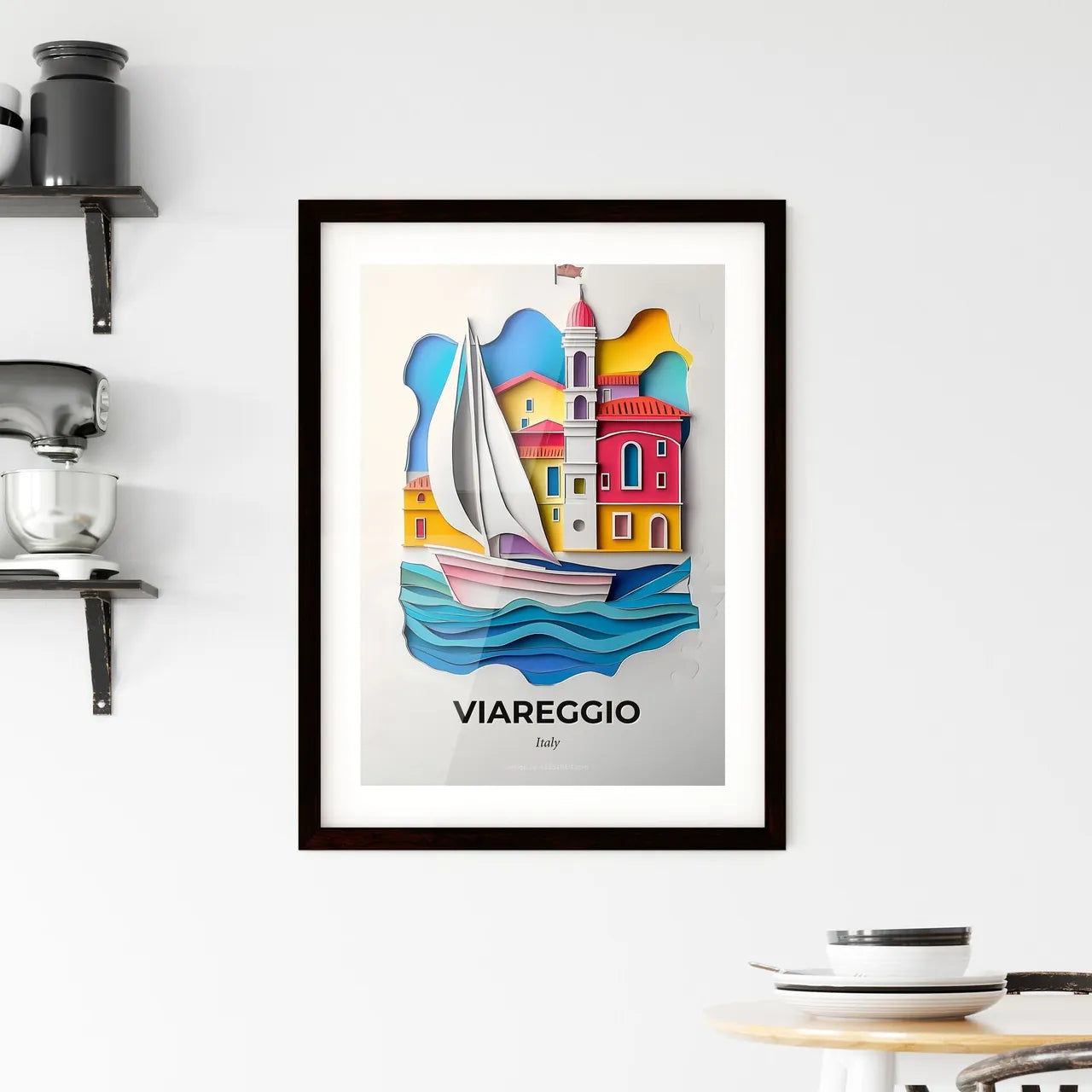 Vivid Viareggio, Italy, Framed Wall Art