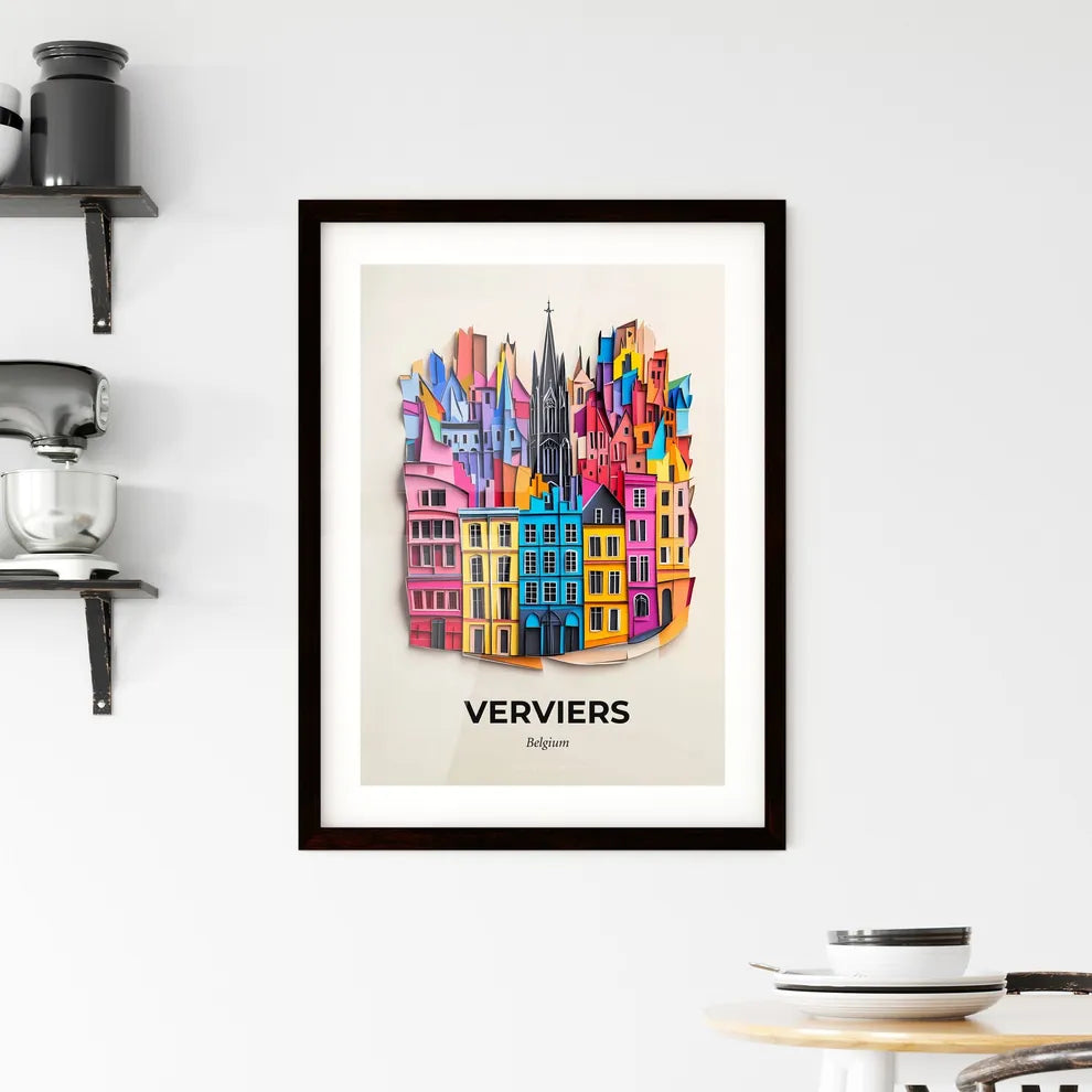 Vivid Verviers, Belgium, Framed Wall Art