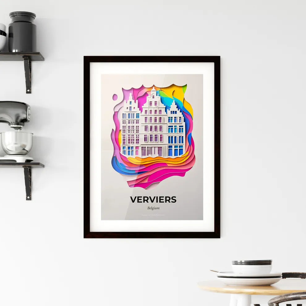 Vivid Verviers, Belgium, Framed Wall Art