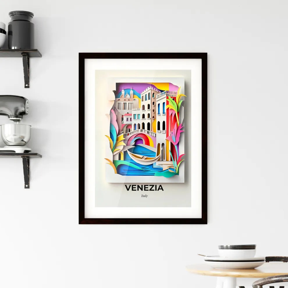 Vivid Venice, Italy, Framed Wall Art
