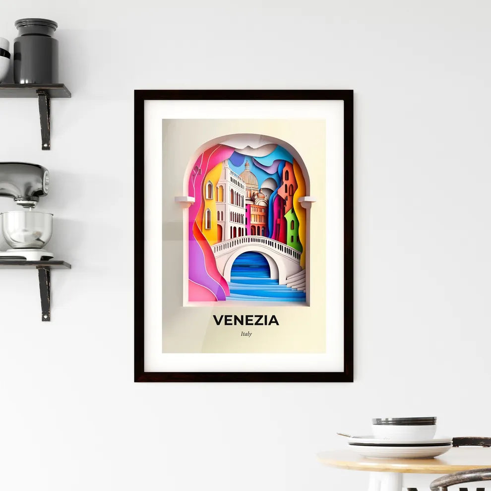 Vivid Venice, Italy, Framed Wall Art