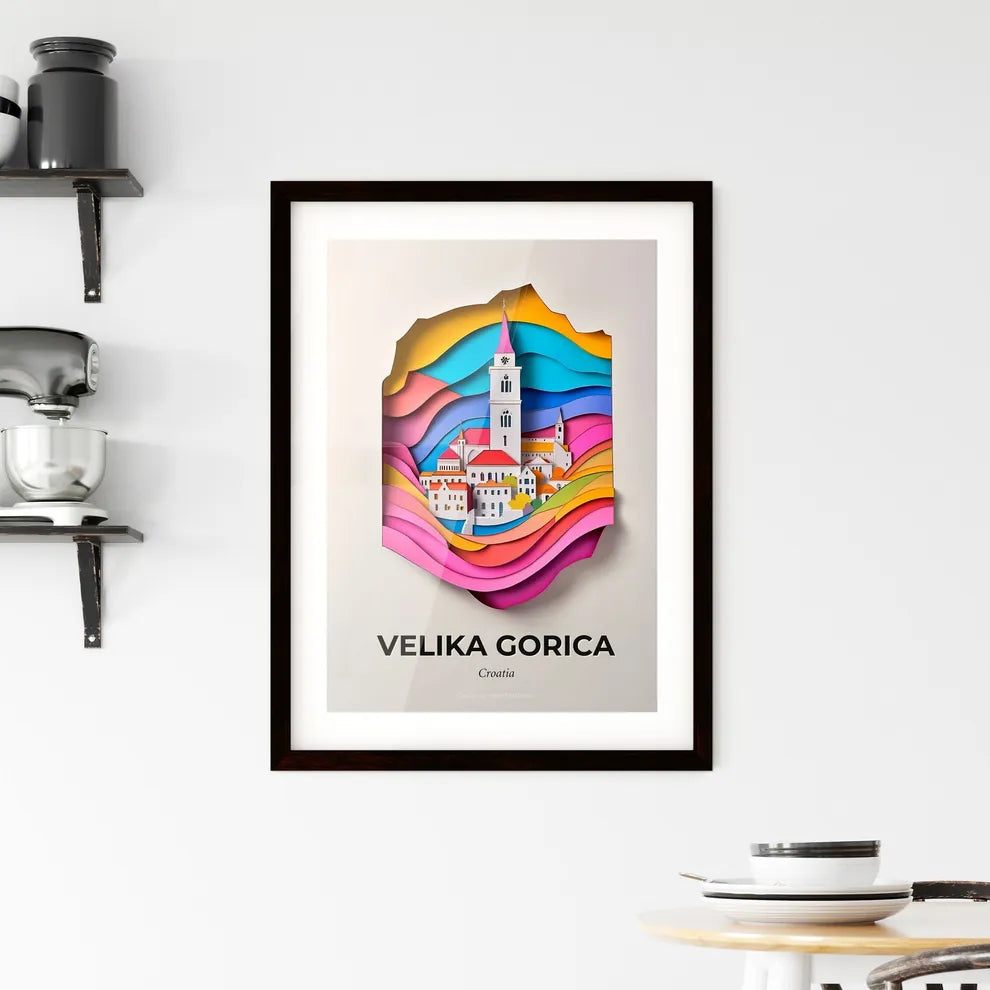 Vivid Velika Gorica, Croatia, Framed Wall Art