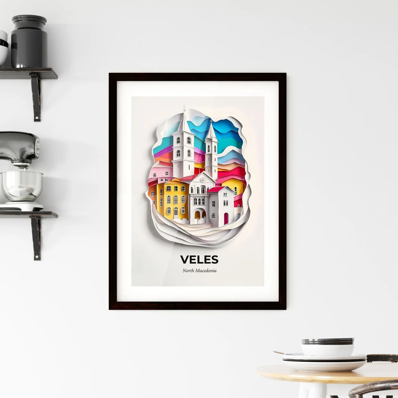 Vivid Veles, North Macedonia, Framed Wall Art