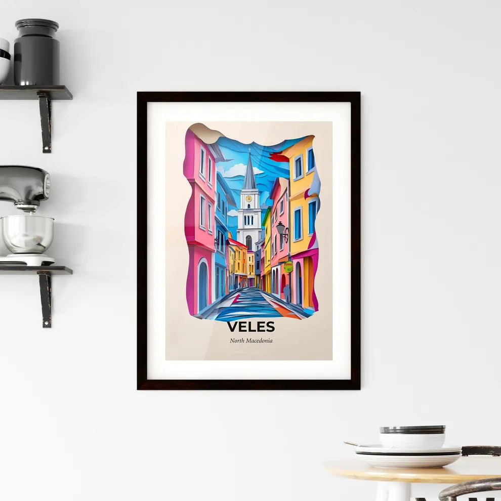 Vivid Veles, North Macedonia, Framed Wall Art