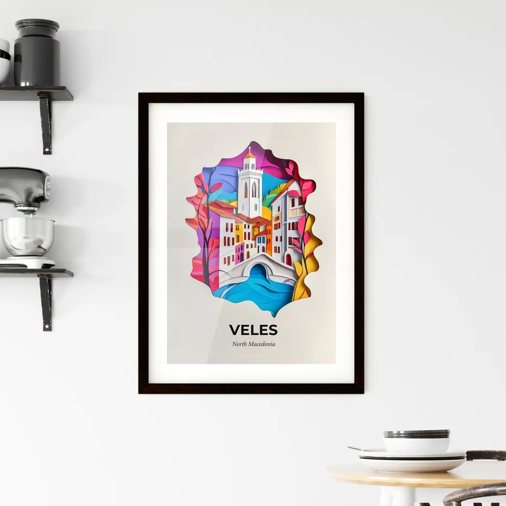 Vivid Veles, North Macedonia, Framed Wall Art
