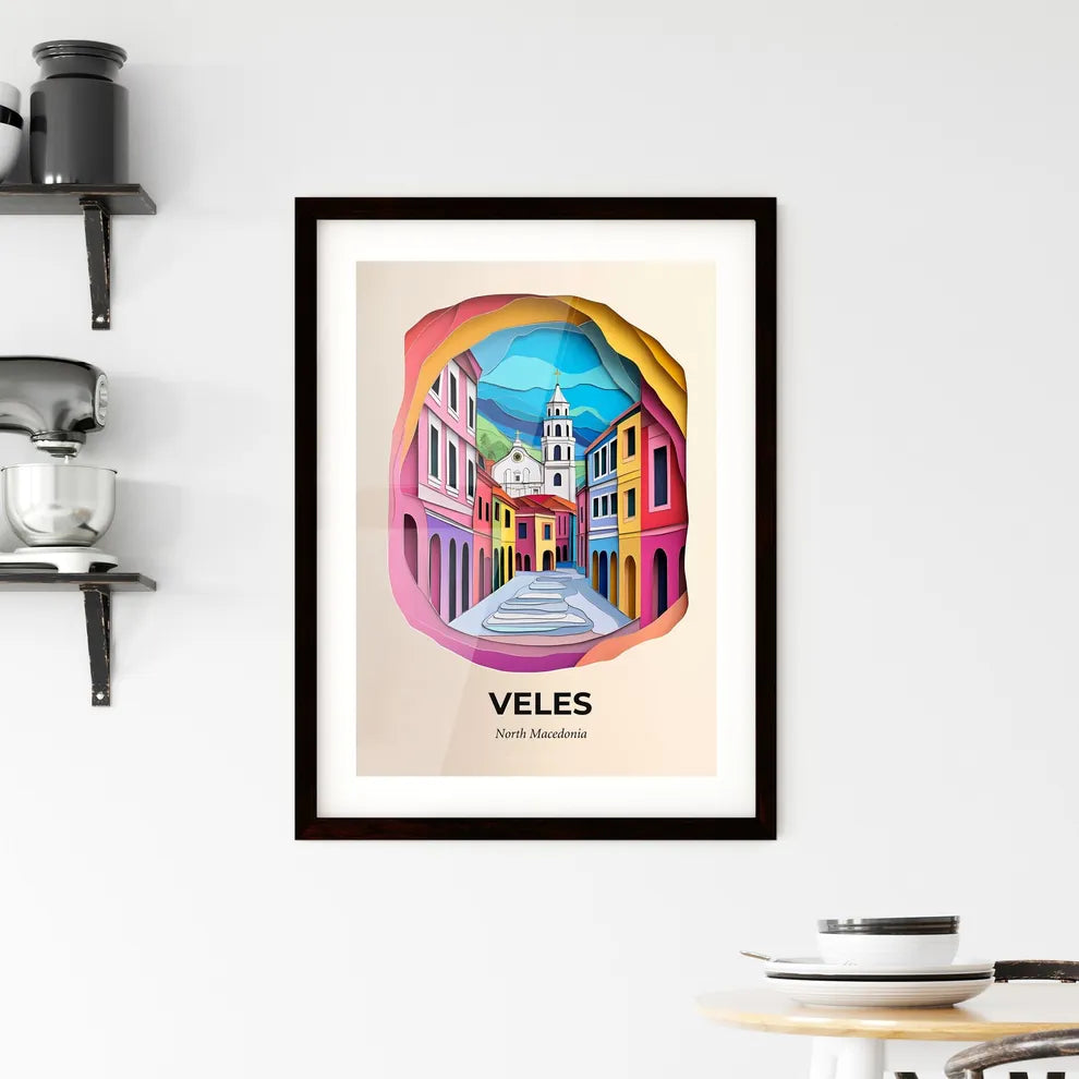 Vivid Veles, North Macedonia, Framed Wall Art