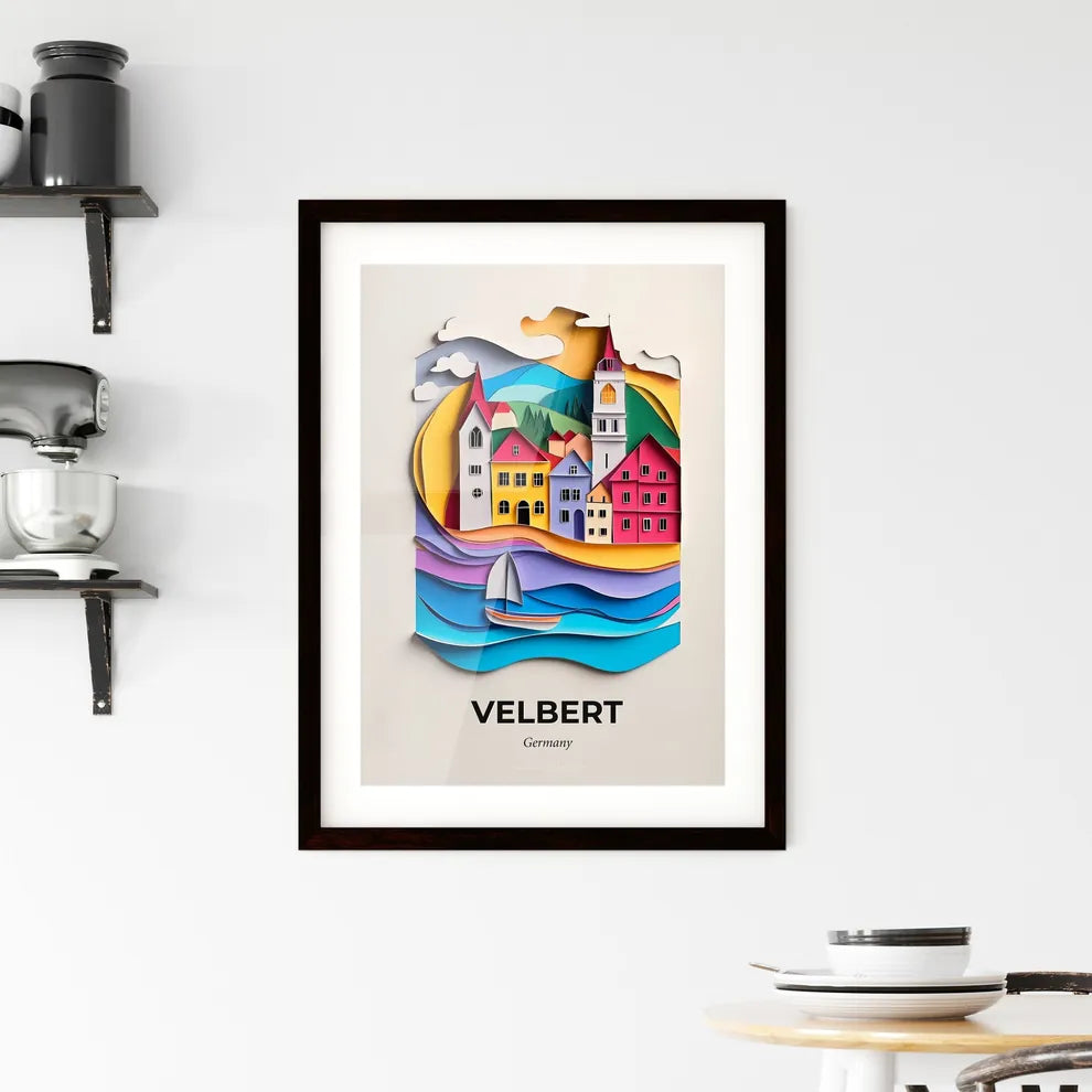 Vivid Velbert, Germany, Framed Wall Art