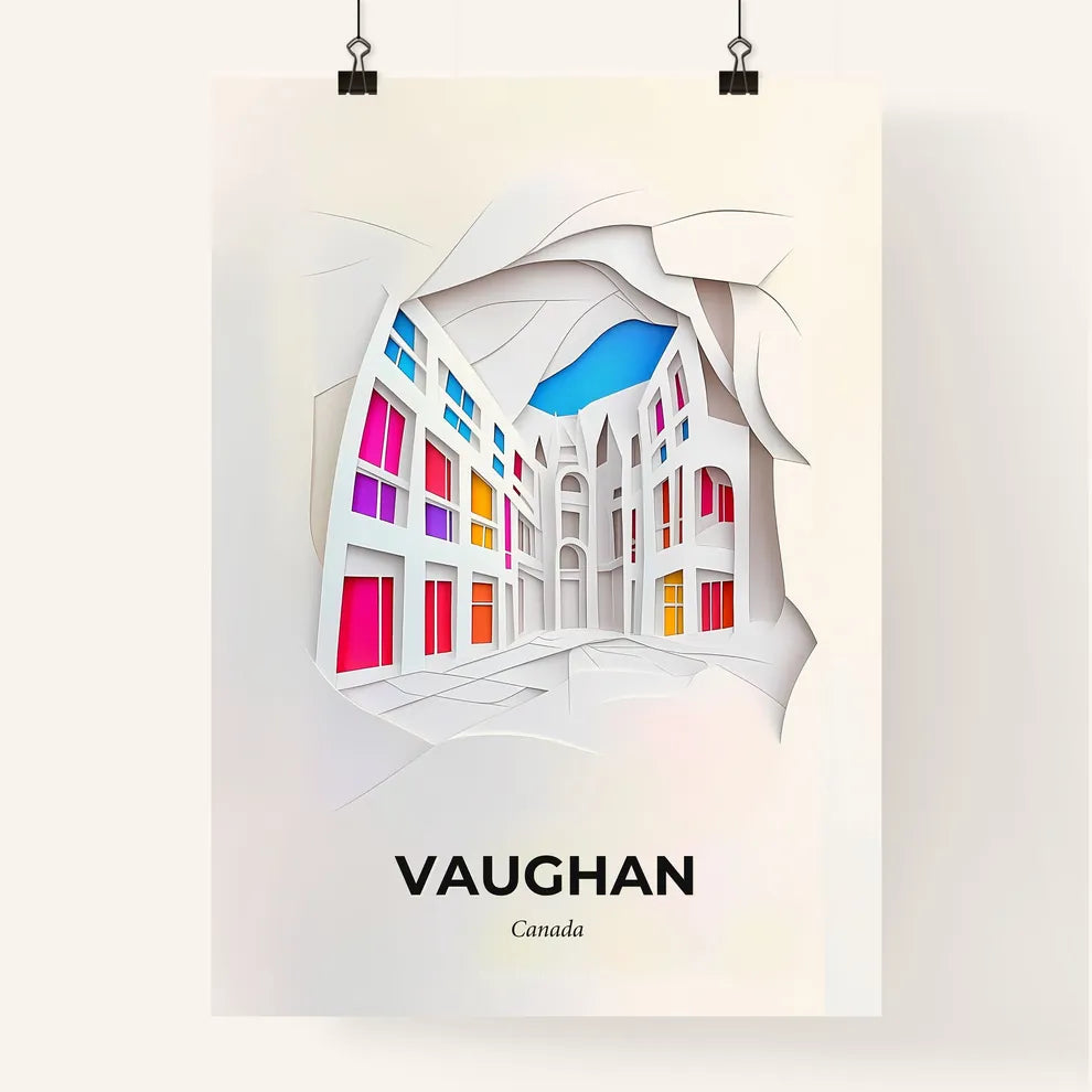 Vivid Vaughan, Canada, Colorful Poster