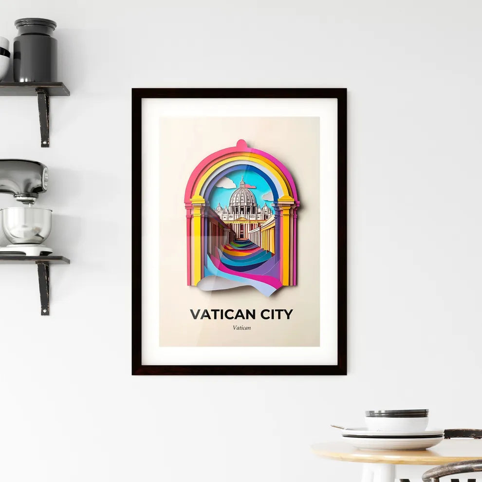 Vivid Vatican City, Vatican, Framed Wall Art